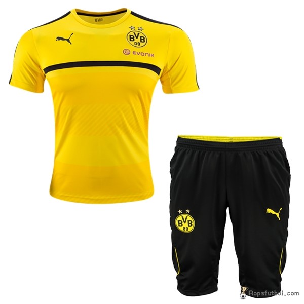 Camiseta Entrenamiento Borussia Dortmund Conjunto Completo 2016/17 Amarillo